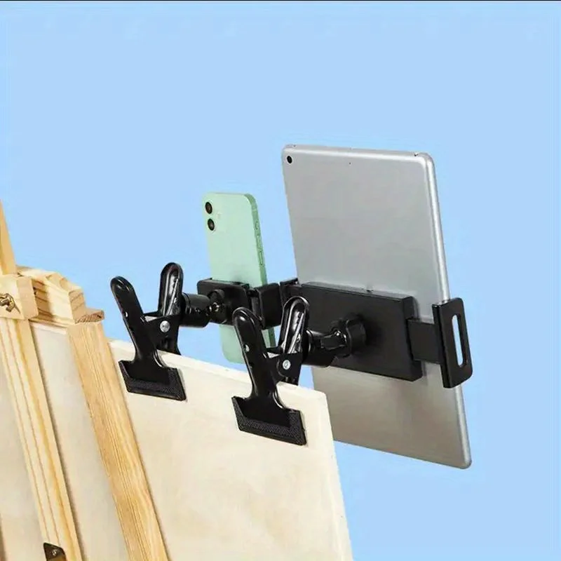 

1Pc Artist Easels Drawing Boards Phone Tablet Holder for IPhone Samsung 4-11 Inch Tablet Clip Clamp Mount Stand Kitchen Cabinet