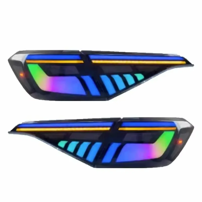 Driving braking reversing warning light for Honda Civic 11th Gen Sedan 2022-2023 RGB LED Multi-Functional Tail Lights Assembly