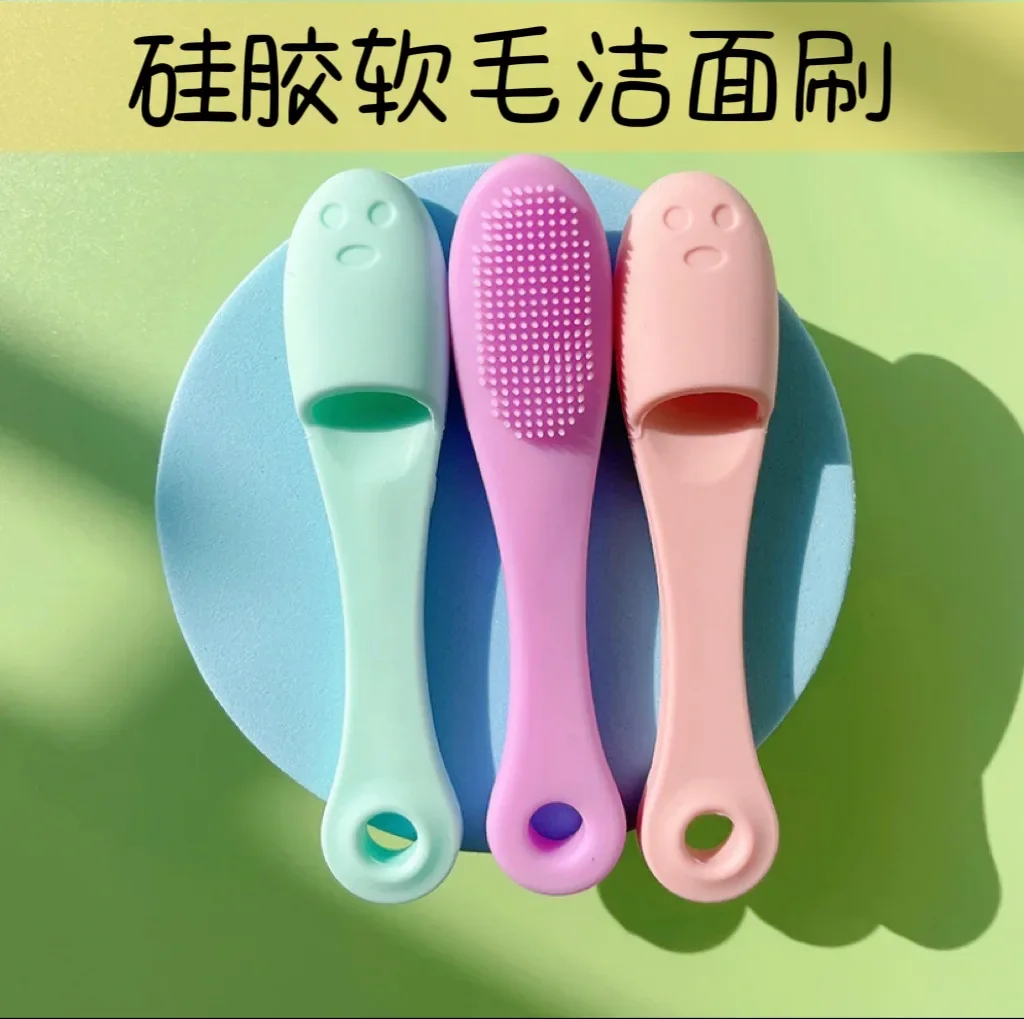 

Soft Pet Dog and Cat Finger Brush, Toothbrush for Tear Stains, Eye Care, Cleaning Grooming Tools