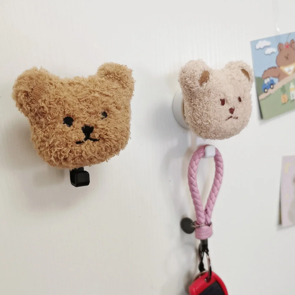 ตุ๊กตาหมี Hook Wall Wall ตกแต่งแขวนห้องครัวตะขอกาว