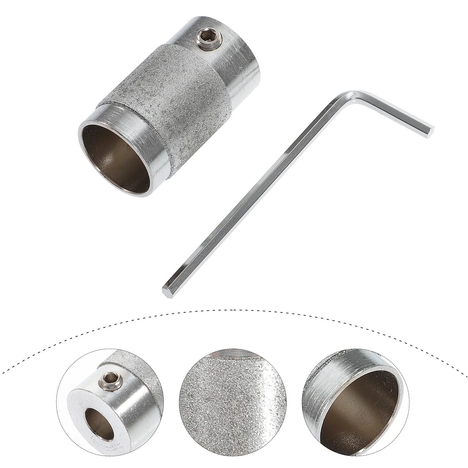

Colorful Glass Grinder Bit 1/4 Inch Diamond Coated Tools Supplies Copper Core Drill Bits Abrasive Wheel Tile Stone Ceramic