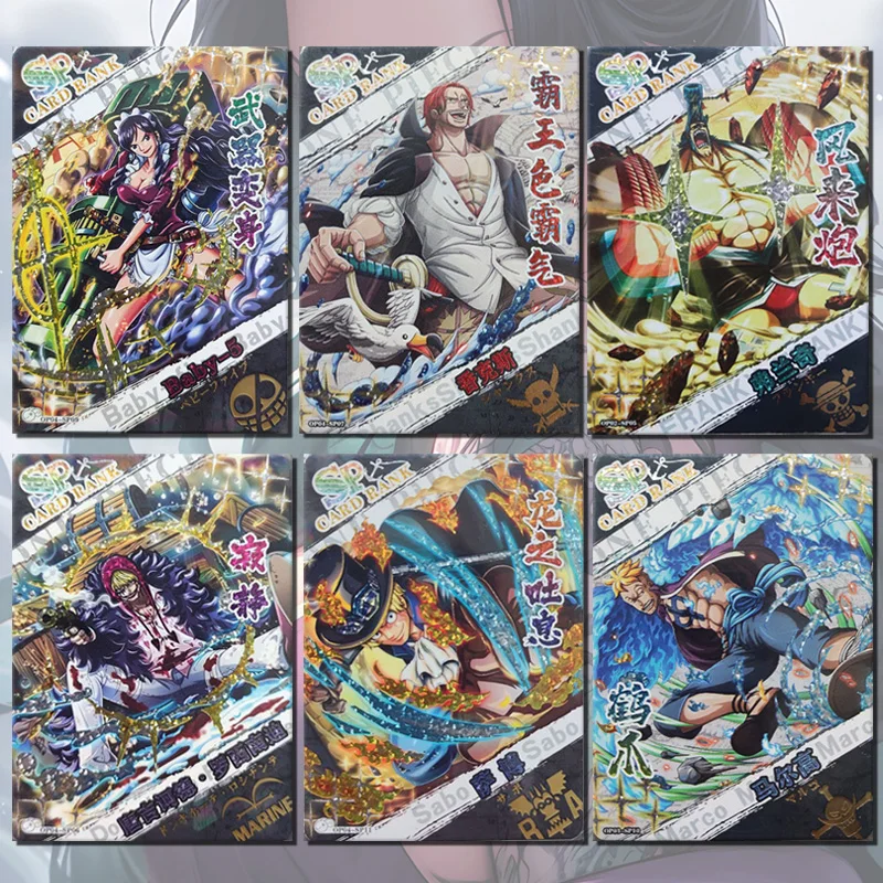 ONE PIECE SP card Luffy Shanks FRANKY Marco Marshall D Teach Sabo Bartolomeo Game Collection boy Birthday Christmas gifts