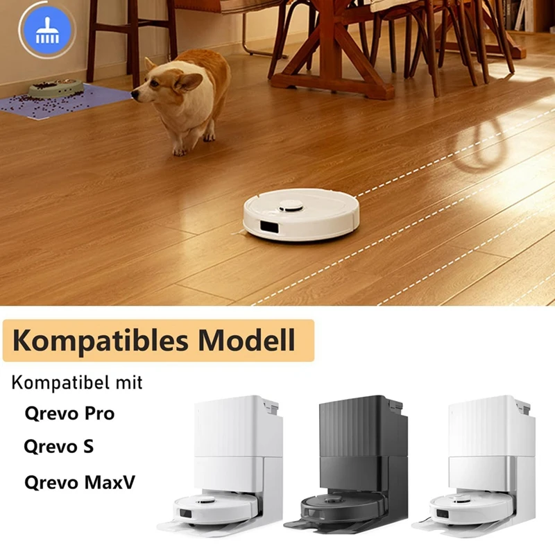 A23T For Roborock Qrevo S Pro MaxV Main Side Brush Hepa Filter Mop Cloth Dust Bags Vacuum Cleaner Parts