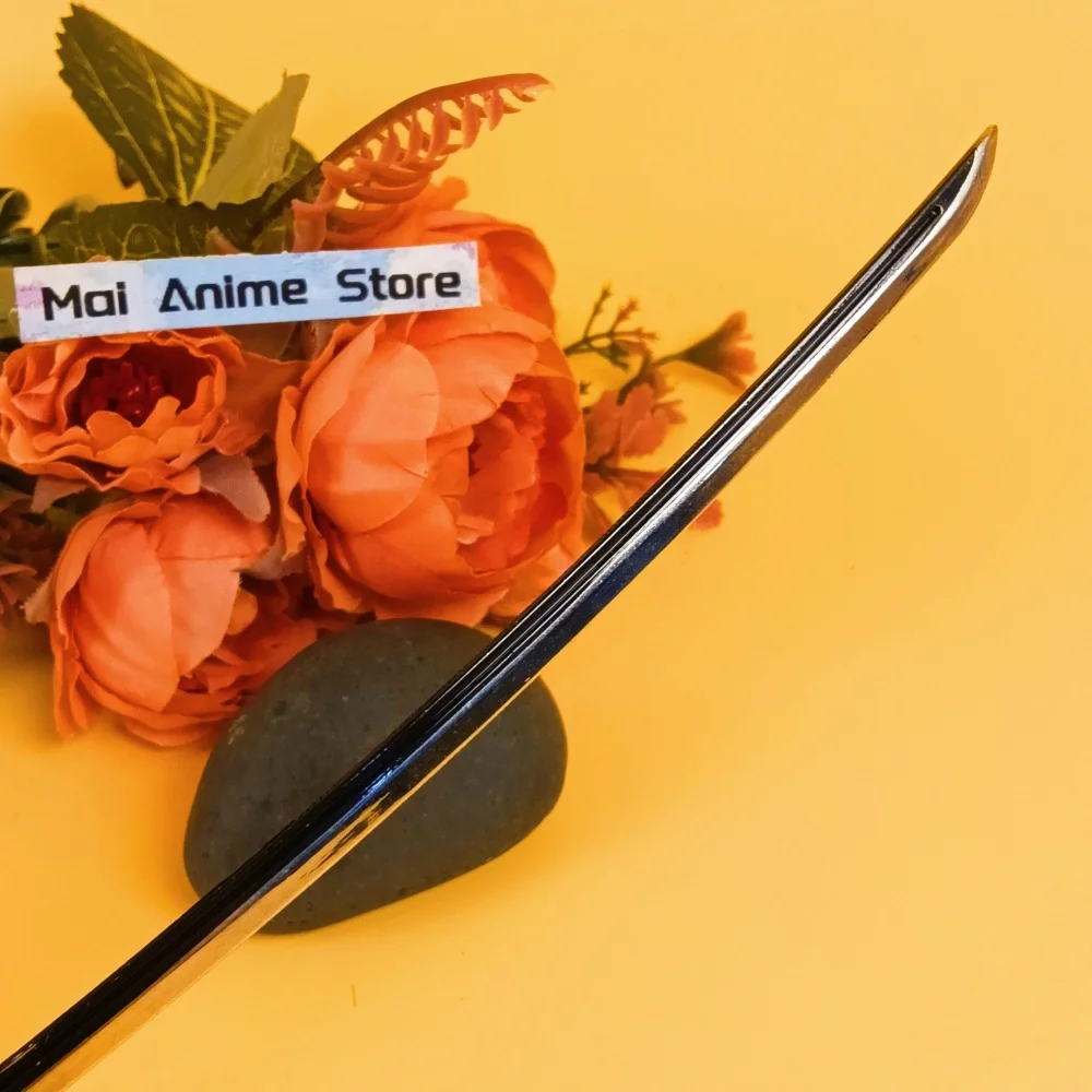 10 بوصة كاتانا الحجم الحقيقي اليابانية كاتانا ميتيل الأصلي الساموراي صابر أنيمي الصلب أنيمي صغير النينجا سكين السيف لعبة غير حادة هدية #6