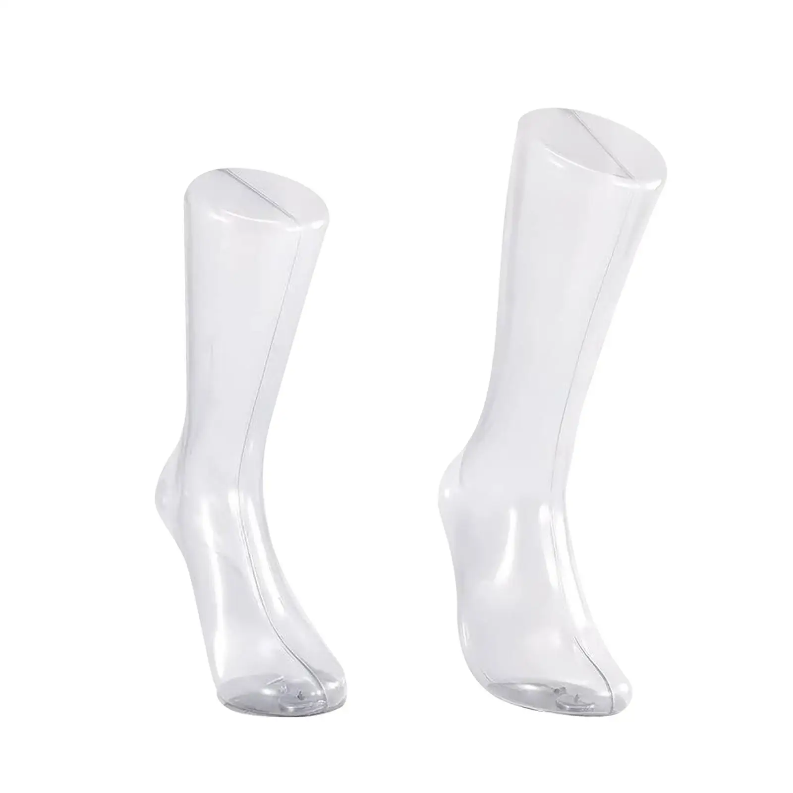 Mannequin Foot Display Clear Ankle Bracelet Shoes Sock Display for Home Shop