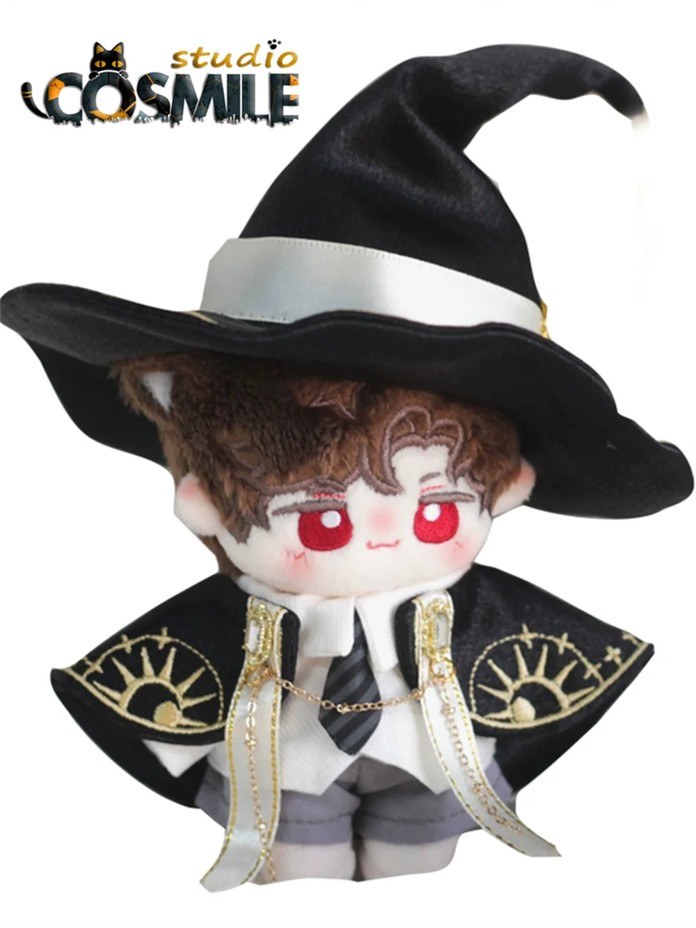 Majo Witch Magic Astrologer Seer Dress Skirt Halloween Costume Stuffed Plushie 10cm Plush Doll Clothing Toy Clothes FS Qi Yuan