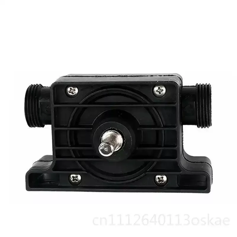 Portable miniature water pump electric drill drives large flow self-priming oil pump automatic without power supply