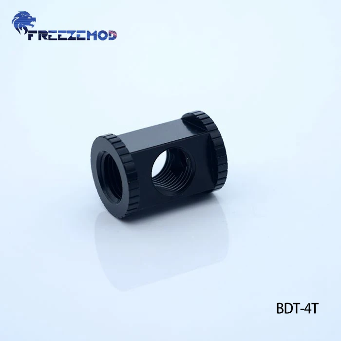 FREEZEMOD G1/4'' Multi-channel 3-way /4-way Internal Thread Rectangular Adapter Computer Pc Water Cooler Brass Fitting / BDT-3T