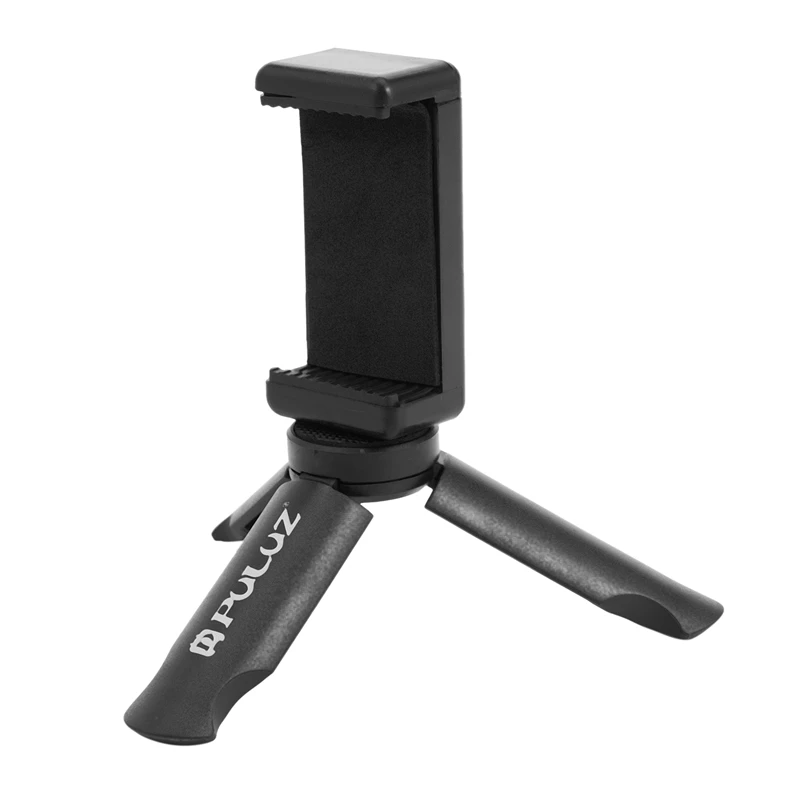 PULUZ Mini Portable Folding Plastic Stand Tripod Tripode&Universal Phone Clamp Bracket Smartphones Holder Clip For Xiaomi,Huawei