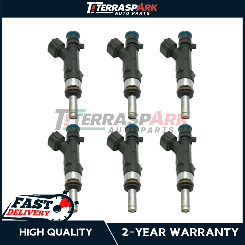 

6 шт. топливная форсунка 0280158053 для Audi A6 C6 2004-2011 2.4L V6 06E133551