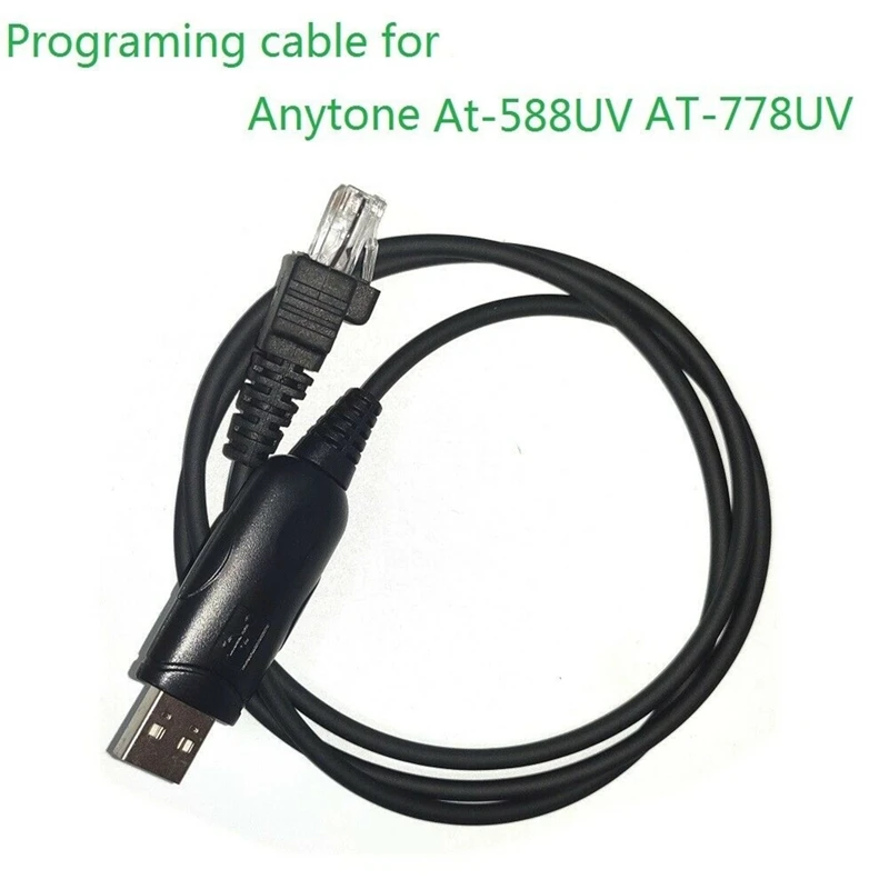 USB Programming Cable Programming Cable For Anytone At-588UV AT-778UV Car Mobile 2 Way Radio Spare Parts Accessories