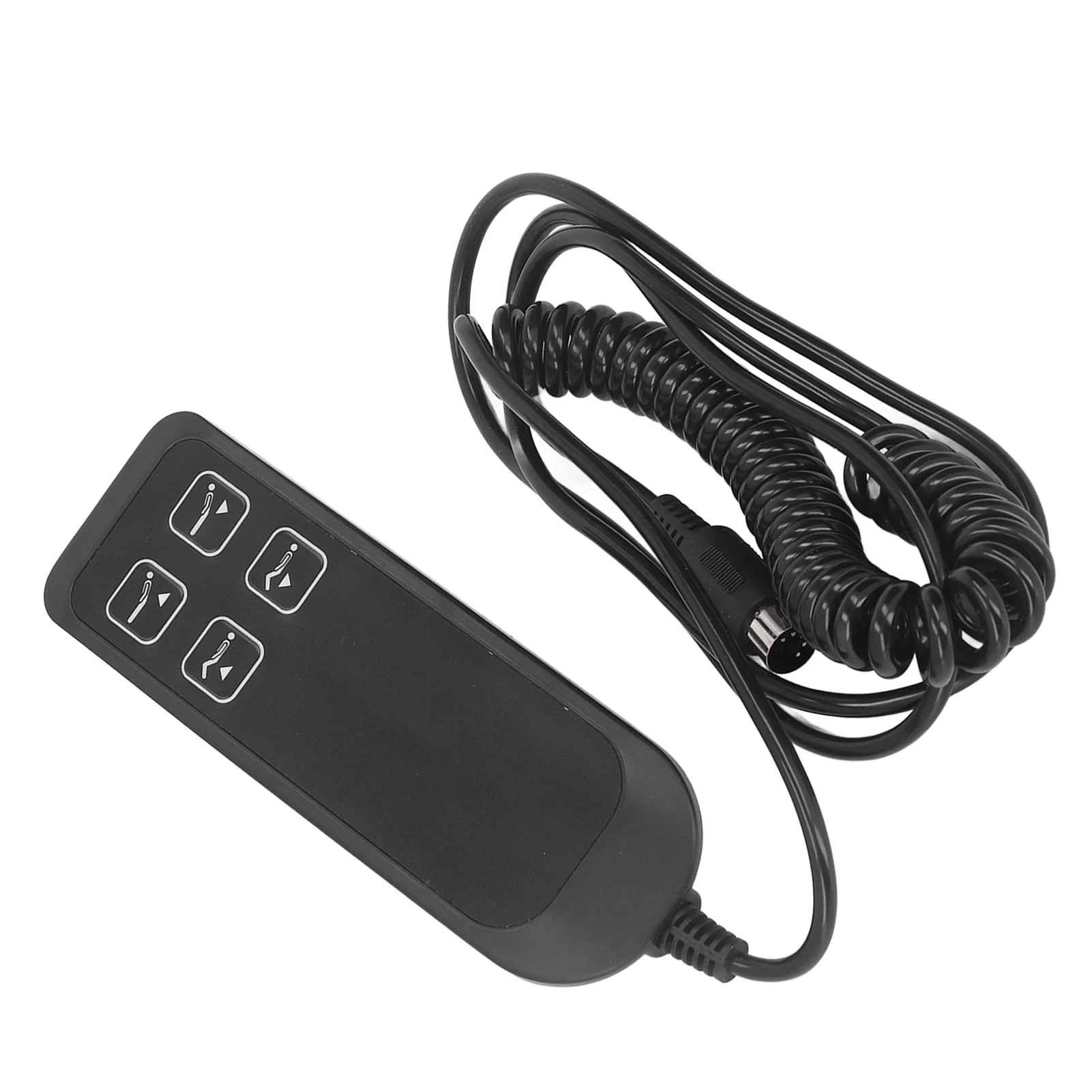 ZK30 Black Electric Power Recliner Switch Simple Operation Electric Sofa Controller 4 Button 5 Pin for Home Office