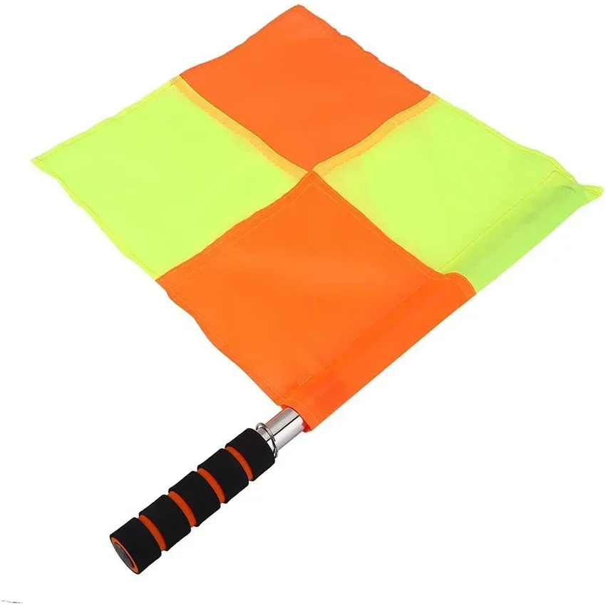 Soccer Referee Flag 2pcs/set  Fair Play Sports Match Football Linesman Training Banners