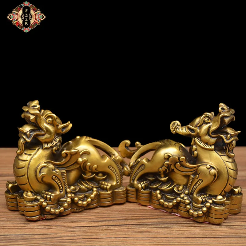 

Brass Money-Wishing Auspicious Home Copper Pixiu Ornament