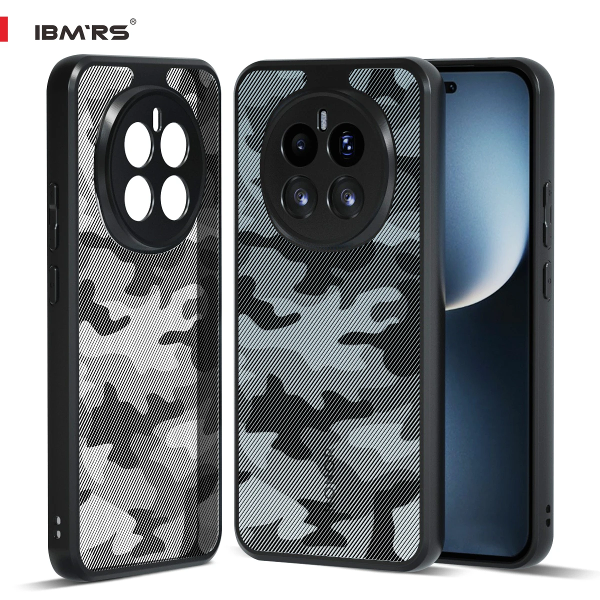 

for Honor Magic 7 Phone Case [Military Camo] Transparent Matte Cover, Anti-Fingerprint & Shockproof TPU, Scratch-Resistant Slim