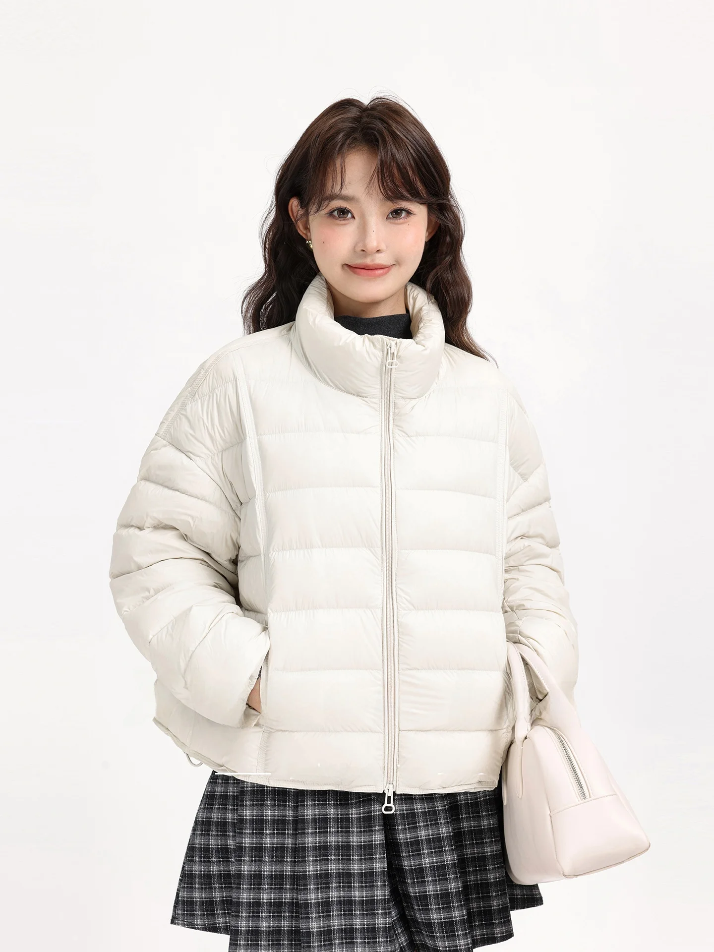 

Faionable Youthful ort Puffer Jaet, теплое легкое пальто с воротником-стойкой, зимнее новое поступление, универсальное женское пальто