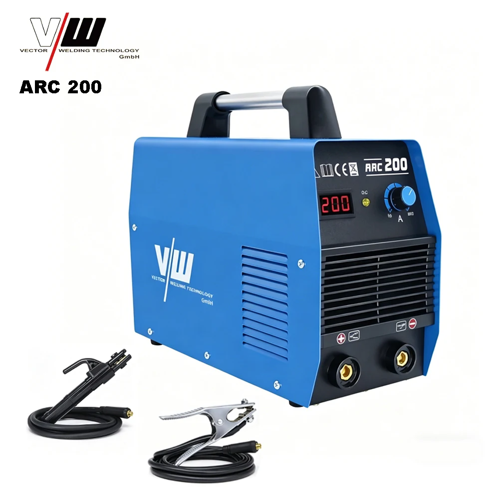 VECTOR WELDING ARC200 Electrode Welder IGBT Inverter Technology Welding Machine Portable Welders for Home Use 220V EU Plug