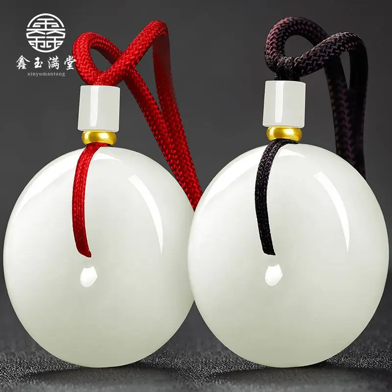 

Peace , Genuine Hotan Jade Pendant