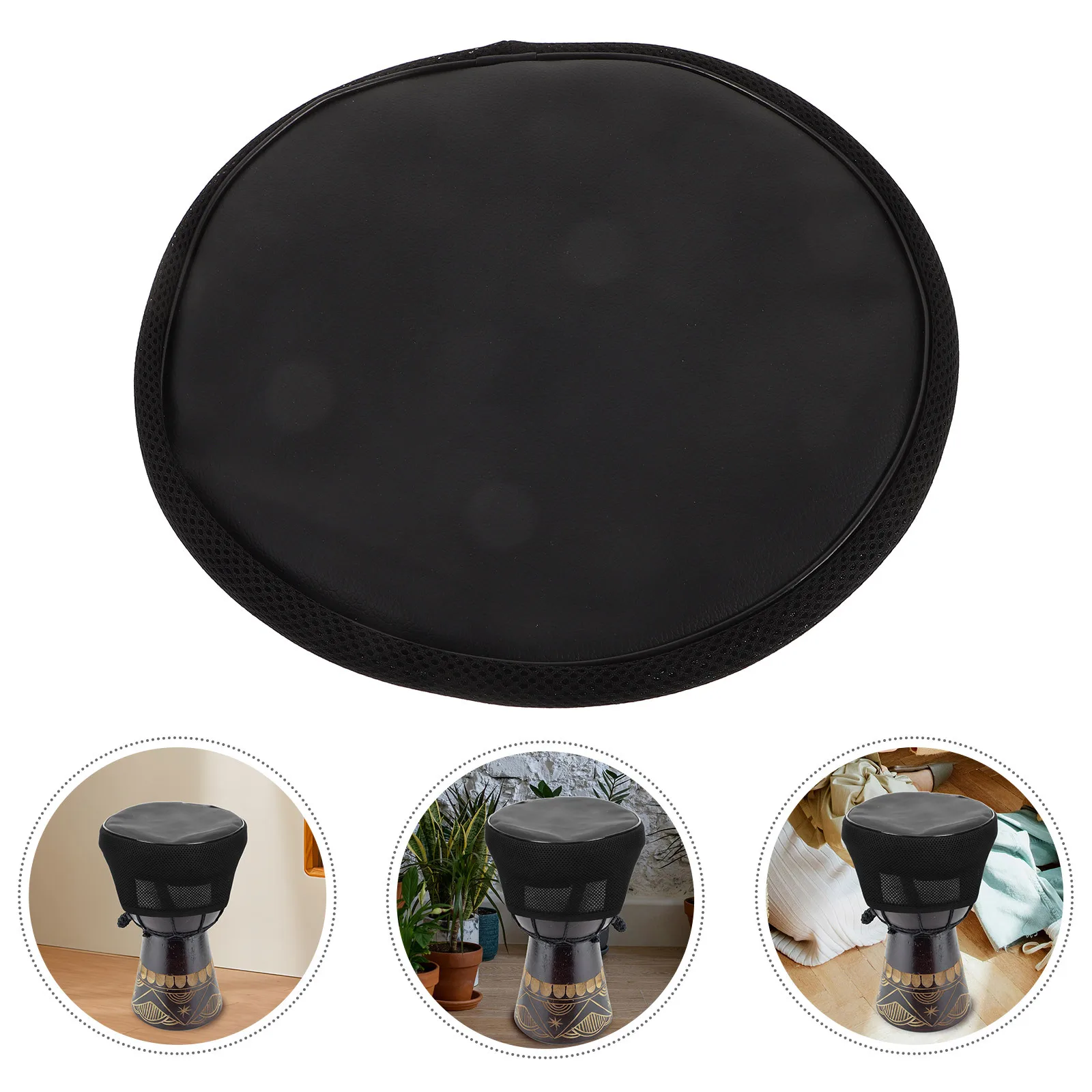 

12-Inch African Hat Oxford Cloth Thickened Protective Cap Reusable Washable Drum Cover For 12Inch Drum Accessory