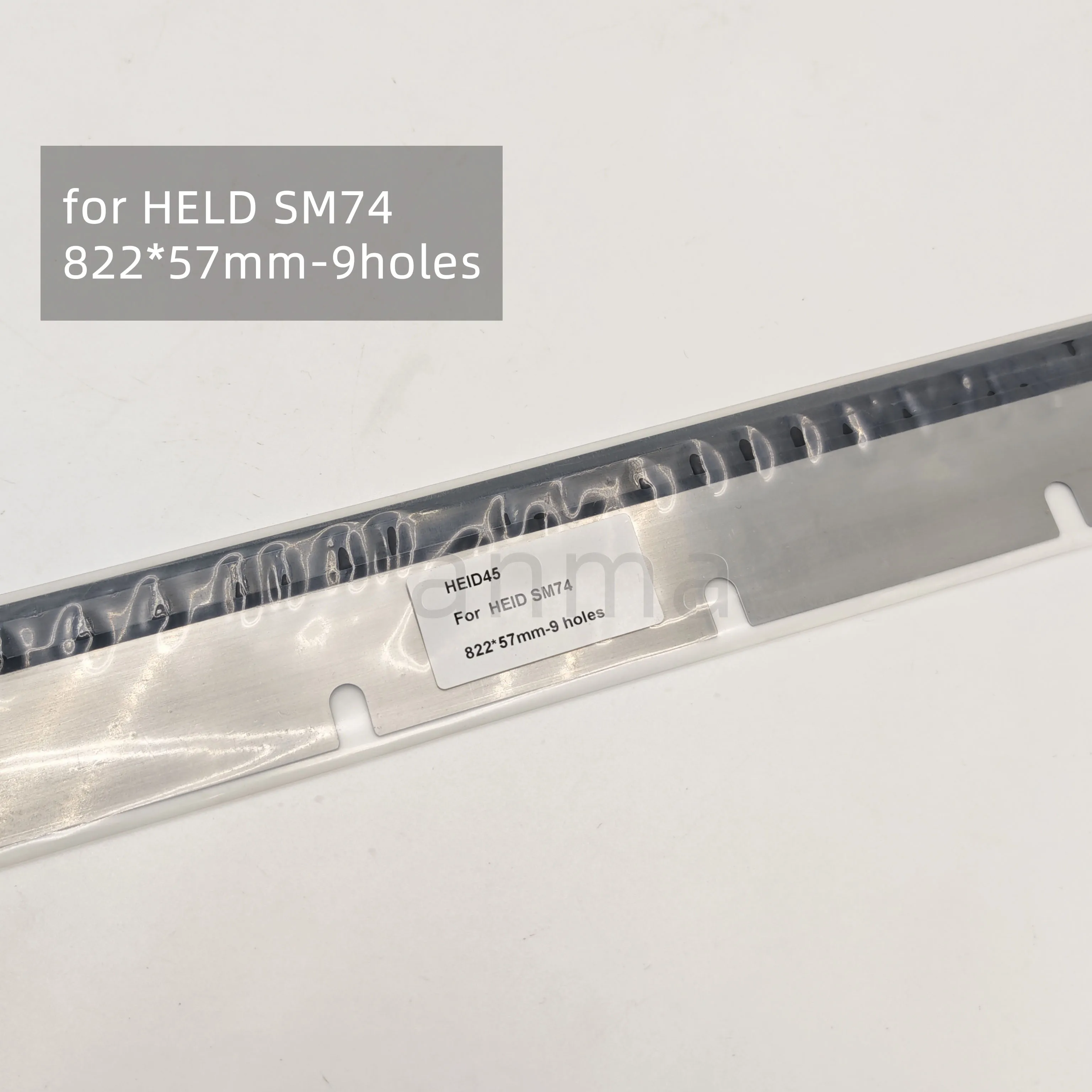 5pcs Wash Up Blade Length 822mm 9 Holes Offset Printing Machine Spare Parts SM74 Wash Up Blade