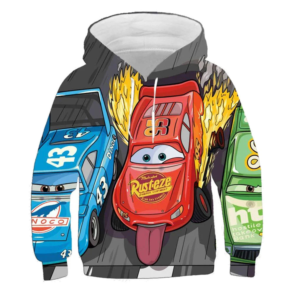 Disney Mobilize ALL CARS Movie 3D Print Men Women Fashion Oversized Sweatshirts Hoodie Kids Pullovers Cosplay Men\'s Clothing