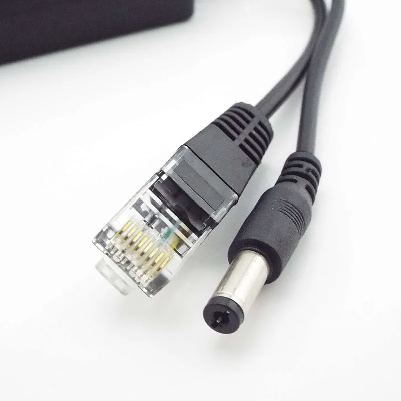 Poe Power Adapter 48V to 12V POE Splitter Connector Injector Switch for IP Camera Wifi Cable Wall Plug B5