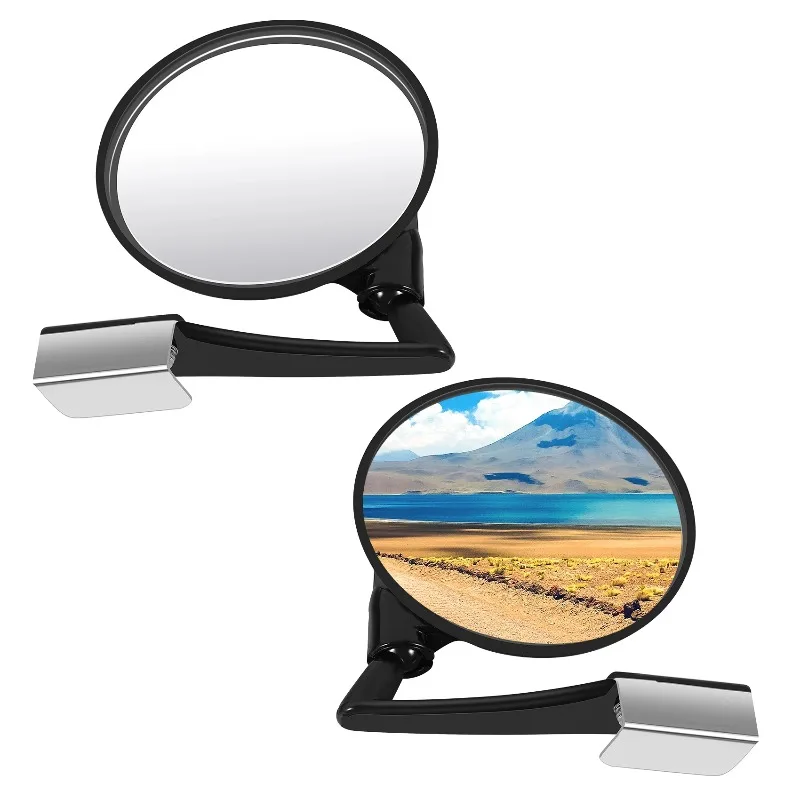 Für Konvexen Spiegel Weitwinkel Runde Auto Rückspiegel Auto Toter Winkel Spiegel Neue 1 Set von 2 Auto Seite