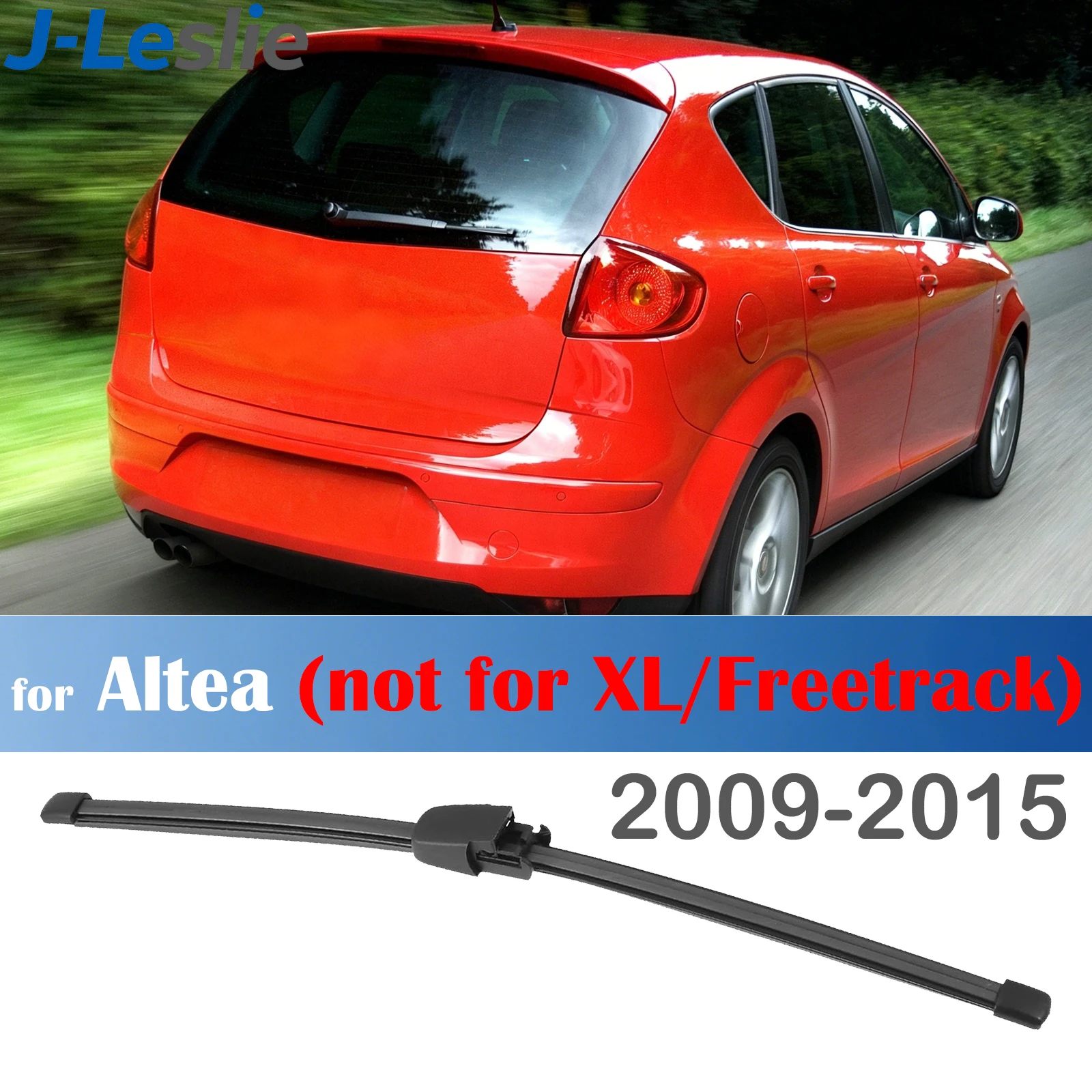 13" For Seat Altea 2009-2015 (not for XL and Freetrack) Rear Windshield Wiper Blade Windscreen Tailgate Window Accessories