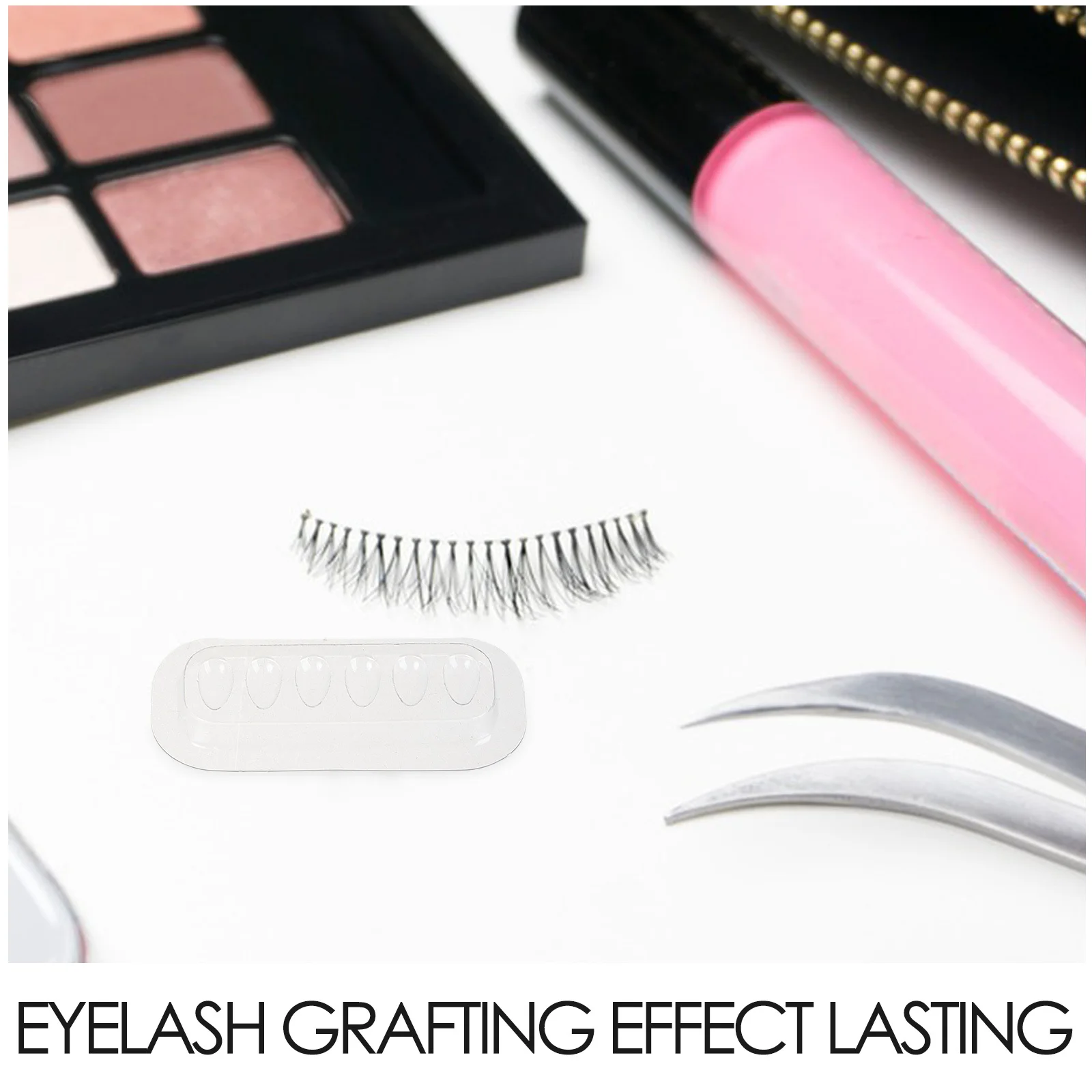 100 pçs lash extensão cola titular bandejas de plástico paletes de cílios postiços para maquiagem artista ferramentas lash cola copo copos de plástico cílios