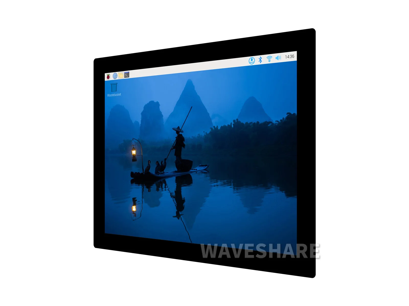 8inch Capacitive Touch Display, 8inch Monitor, 768×1024, Toughened Glass Panel, HDMI Interface, IPS Panel, 10-Point Touch