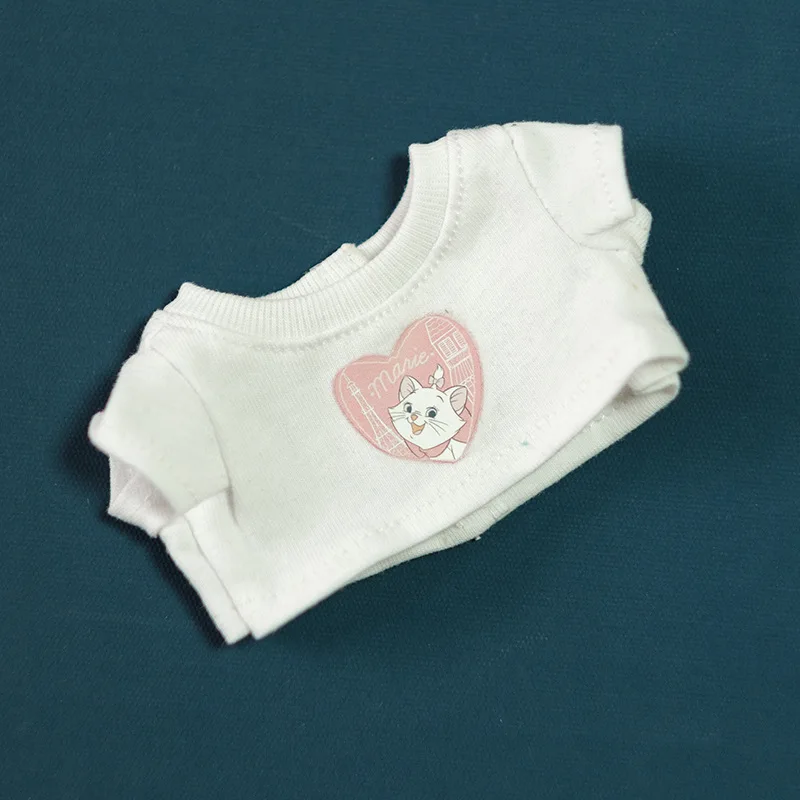 Mini tenues de poupée en peluche mignonnes de 15cm/17cm, vêtements de poupée Labubu, vêtements de poupée en coton colorés, accessoires de fête assis