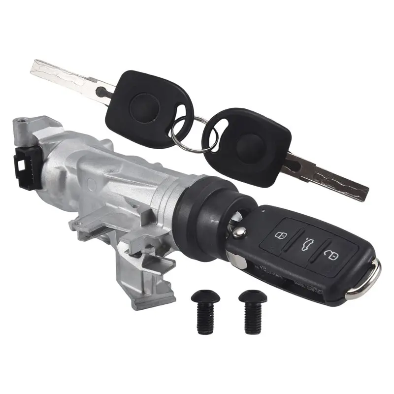 AS60-Ignition Switch Lock Cylinder Assembly Remote Control With Lock Cylinder Key 1K0905851B, ILA740 For VW Passat 2012-2019