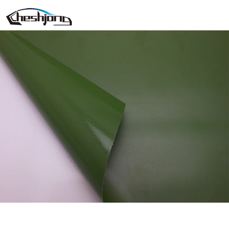 Adhesive Matte Vinyl Film Car Wrap Matt Army Green Scooter Motorcycle PVC Decal Roll