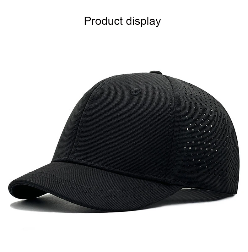 5cm Kurzes Visier Fitted Cap mit Individuellem Logo Baseballkappen für Männer und Frauen Text Grafik Team Stickerei Atmungsaktive Netz-Dad-Mütze Große Größe – Detail 7