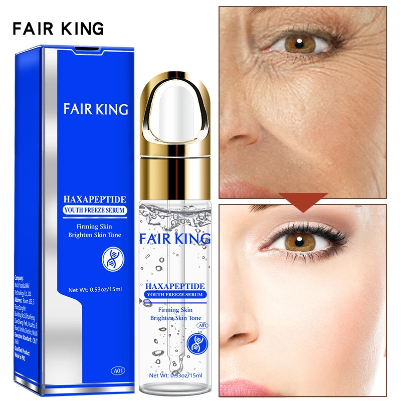 NEW FAIR KING Tea Tree Hyaluronic acid Snail Plant Extract Face Serum Whitening Blemish Serum Ampoules Anti-acne Rejuvenation