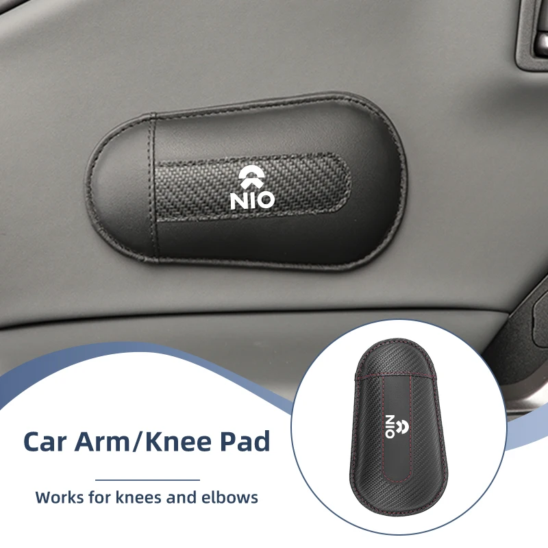 1Pc Car Car Knee Cushion Door Soft Armrest Elbow Pads Accessories For Nio EC6 ES6 ES8 ES7 ET5 ET7 EP9 EVE 2021 2022 2023