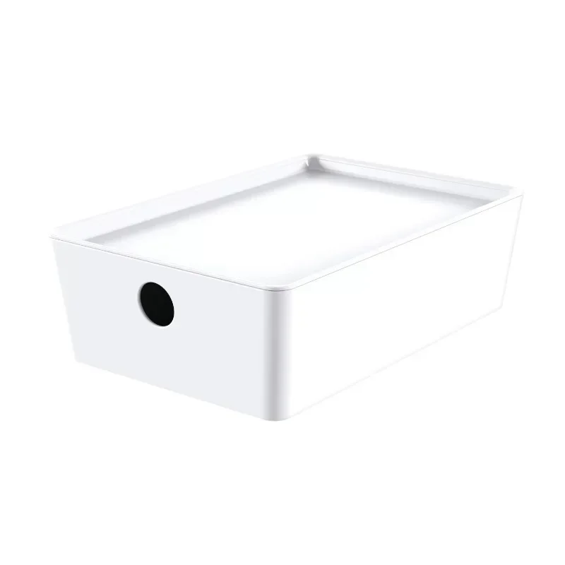 Mainstays Small Lidded Storage White