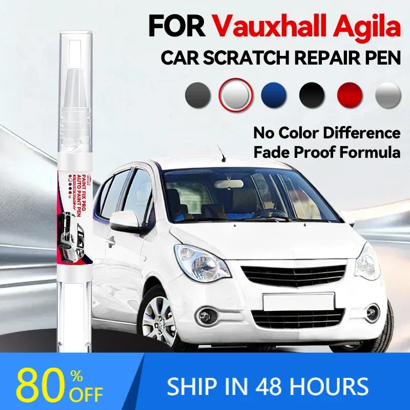 Car Dedicated Cosmic Black Sugar White Steel Silver For 2000-2014 Vauxhall Agila Paint Repair Pen Touch Up Scratch Remover Auto