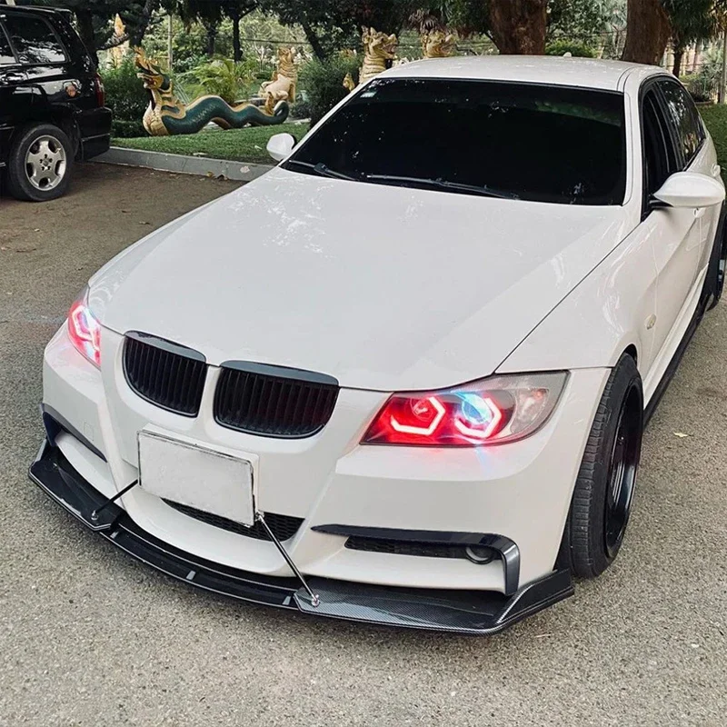 

For BMW 3 Series E90 E91 M Sport Car Front Bumper Air Vent Intake Splitters Upper Trim Splitter Spoiler Fog Lamp Spoilers 05-12