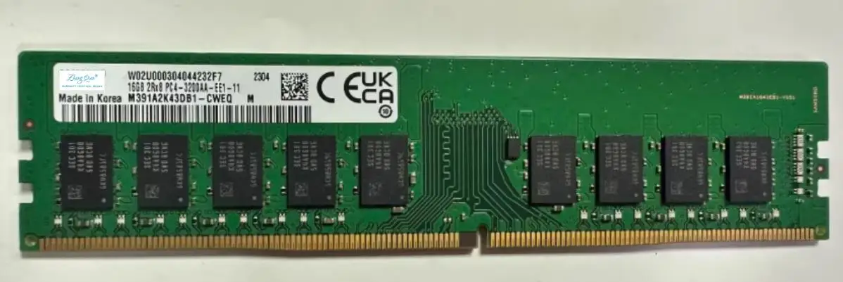 For  16G 2RX8 PC4-3200AA ECC UDIMM M391A2K43DB1-CWE