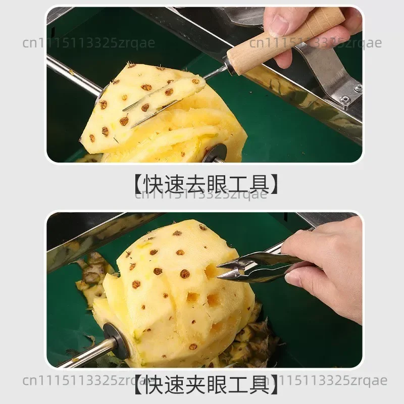 Automatic Pineapple Peeling Artifact,  Peeling Machine,Knife Set, All Stainless Steel Cutting Pineapple Artifact