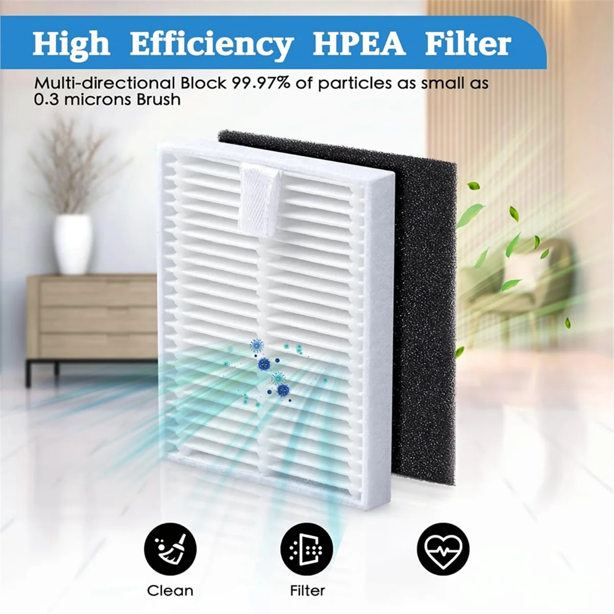 New For Eufy L60/ L60 SES/ L50/ L50 SES Vacuum Robot, Replacement Accessory Set Main Side Brushes Hepa Filters Spare Parts