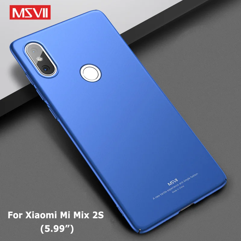 Mi Mix 2 przypadku Msvii Slim matowy pokrywa dla Xiaomi Mi Mix 2 S przypadku Xiomi mix 2 S peeling PC pokrywa dla Xiaomi Mi Mix2S Mix2 przypadki