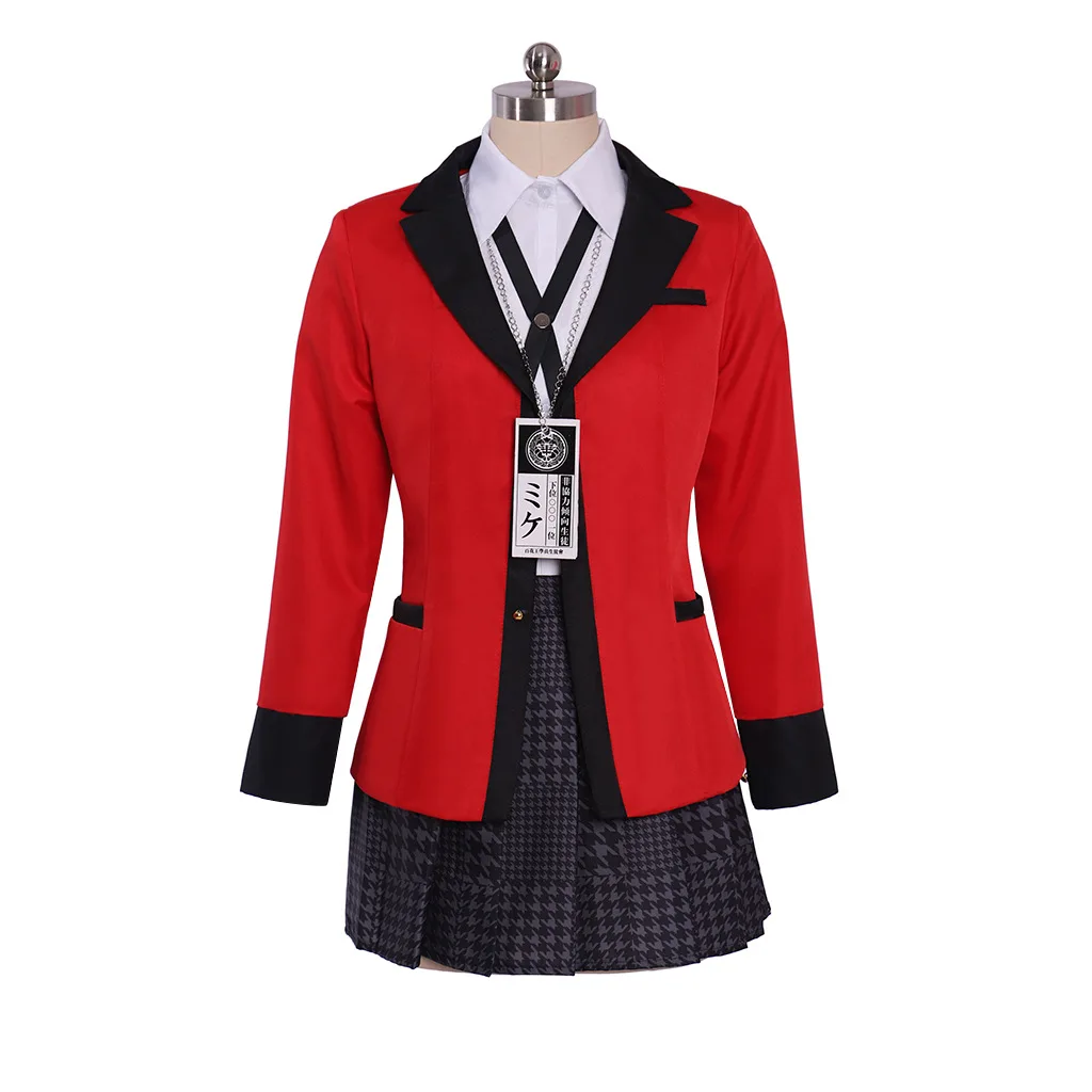 

Anime Cheating Allowed Kakegurui Jabami Cosplay Costume Sayaka Compulsive Gambler Anime School Girl JK Uniform Full Set