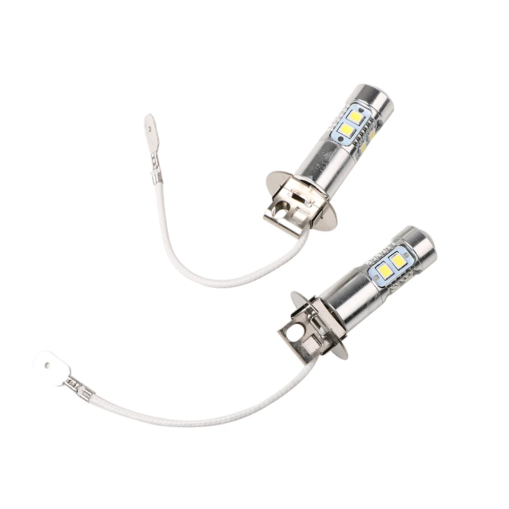AUXITO 2x H3 LED Headlight Bulbs 100W 10000LM 6500K White Fog Light DRL