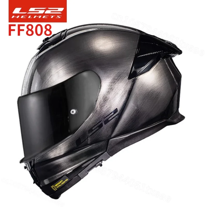 

LS2 helmet new motorcycle helmet large tail wing dual lens full helmet men women all season universal LS2FF808 casco moto