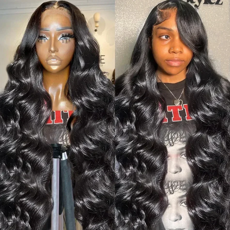 Body Wave Glueless Wig Human Hair Ready to Wear 250 Density Human Hair Wigs Pre plucked 13X6 Glueless Pre cut Lace Wig For Women