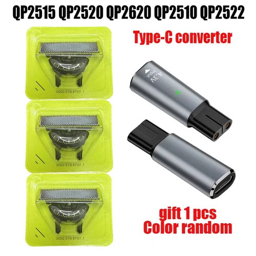 Nueva cuchilla de repuesto 360 para afeitadora OneBlade QP6651/30 QP2834/20 QP6551/15 QP6541/15 QP2734/20