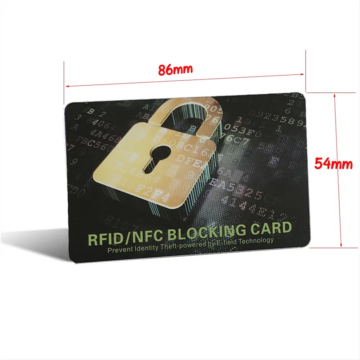 RFID Smart Chip Blocking Cards Protect Your Wallet Slim Anti-Theft Tags Credit Card Protection Badges Block Signals