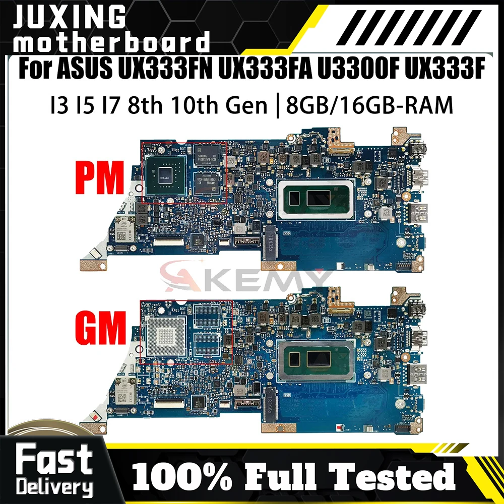 

UX333FA для ASUS UX333FN UX333FL UX333FAR UX330FA UX430FA UX334FA материнская плата для ноутбука материнская плата